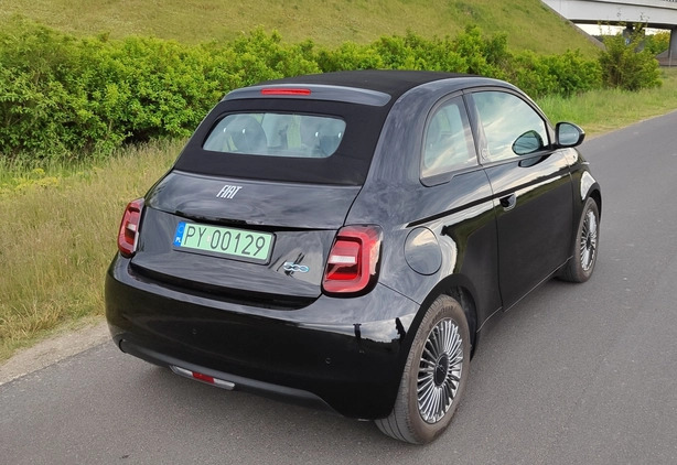 Fiat 500 cena 92000 przebieg: 6000, rok produkcji 2021 z Poznań małe 137